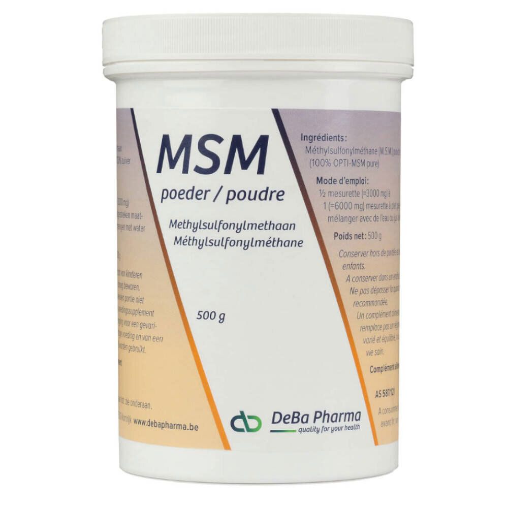 Image of DeBa Pharma M.S.M 500 mg