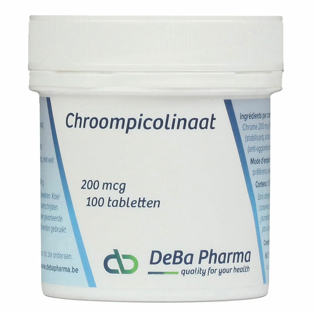 Image of DeBa Pharma Chromiumpicolinaat 200 mg