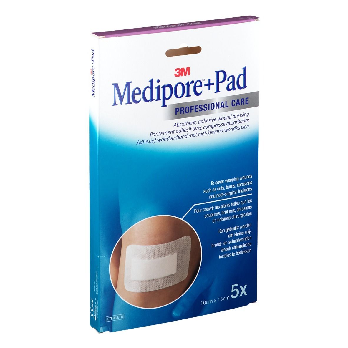 3M™ Medipore™ + Pad Steriler Wundverband mit Wundauflage 10 x 15 cm