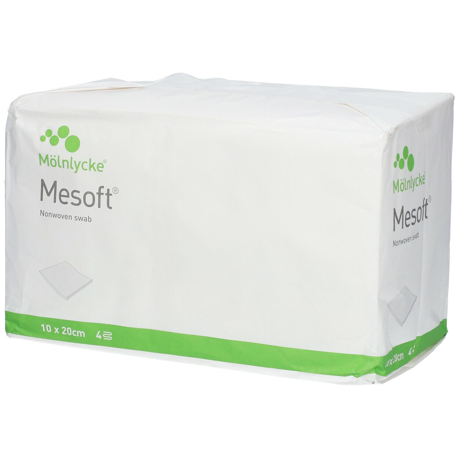 Mesoft® Vliesstoff-Tupfer 10 x 20 cm