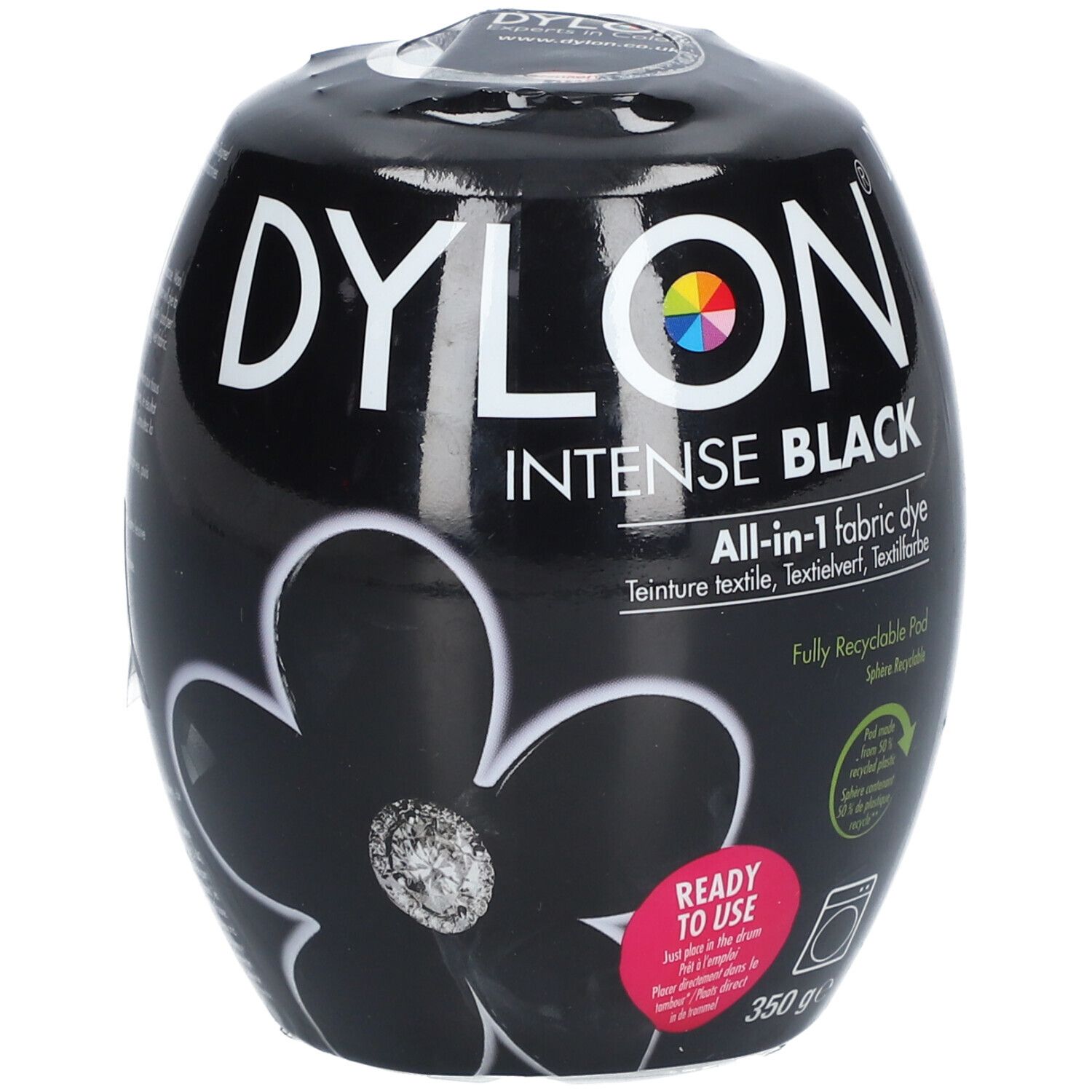 Image of DYLON® Velvet Black All-in-1 Textilfarbe