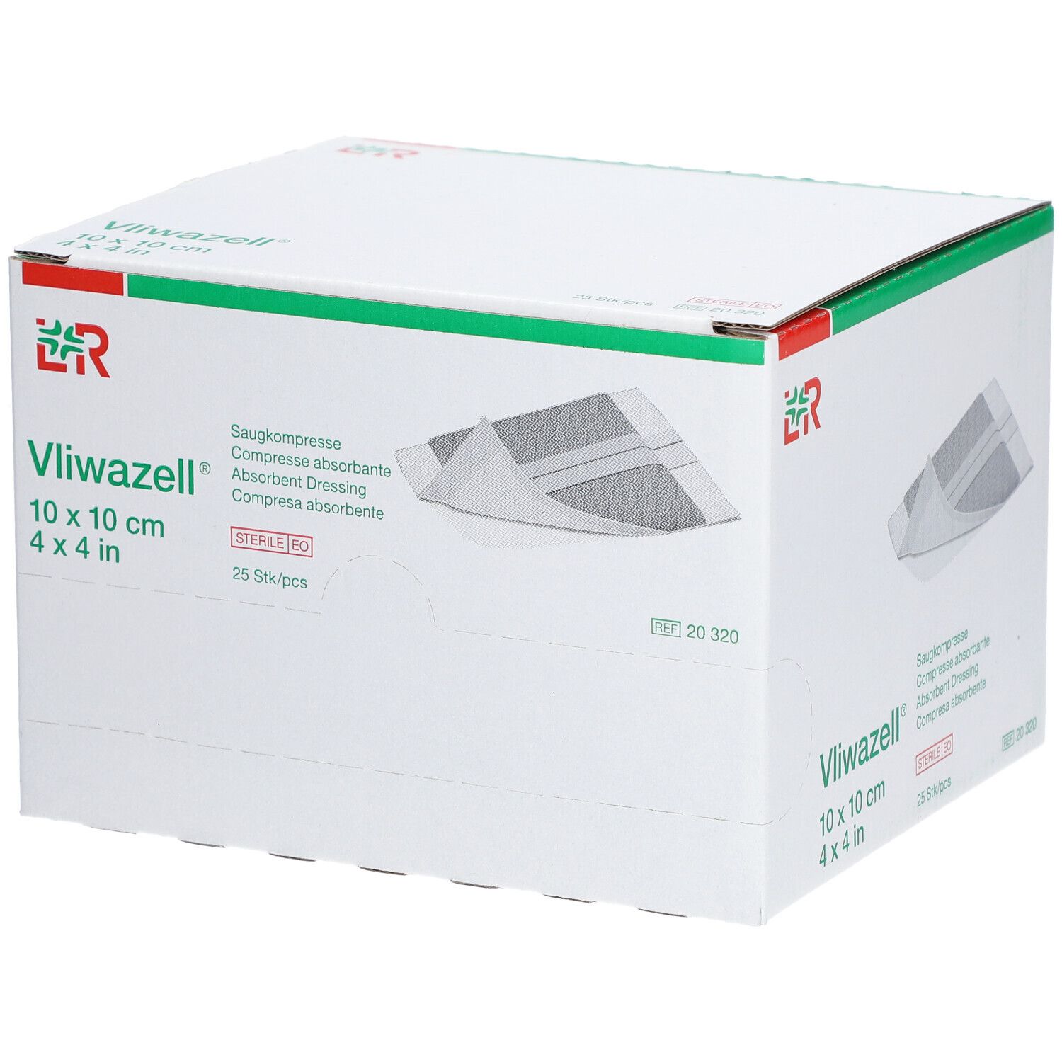 Vliwazell® Universalkompresse 10 x 10 cm