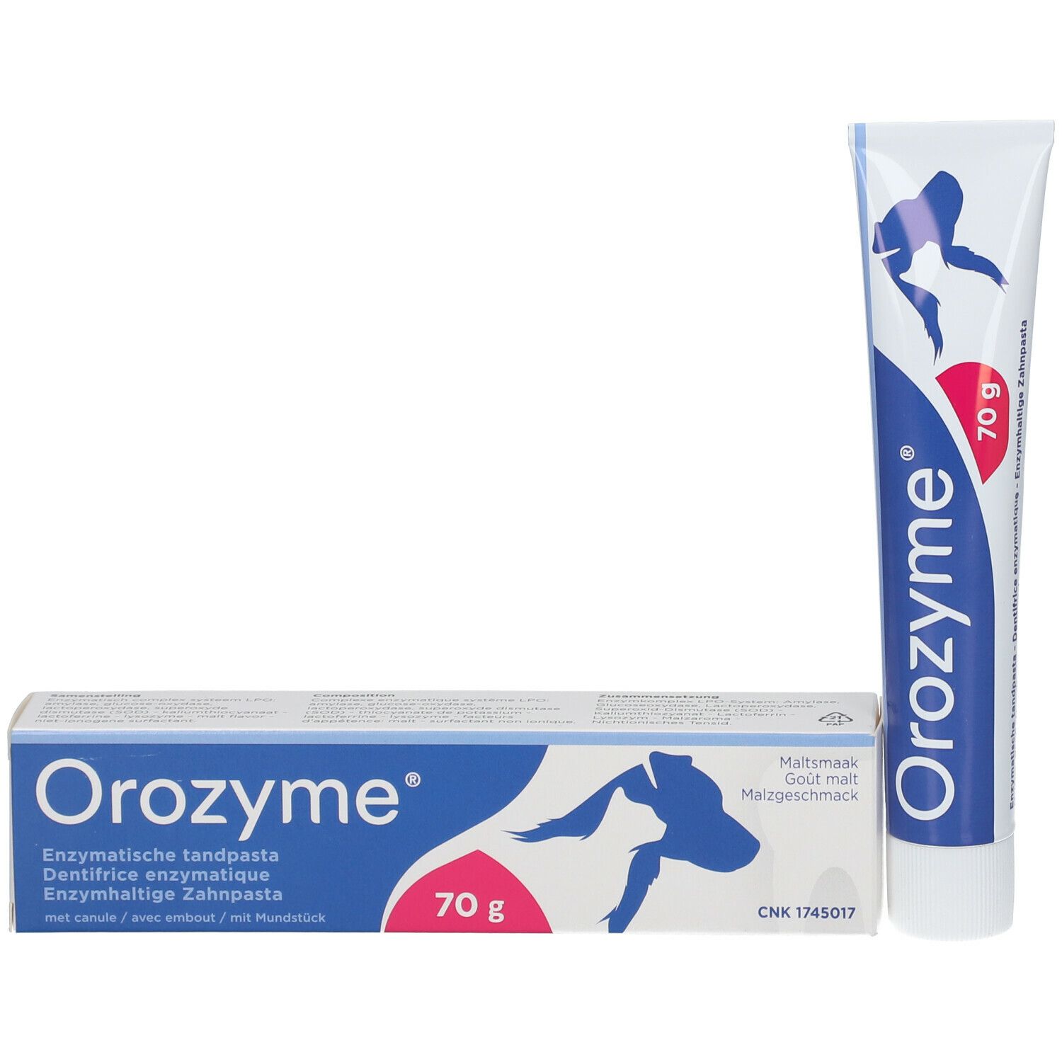 OROZYME® Enzymhaltige Zahnpasta mit Malzgeschmack für Hunde und Katzen
