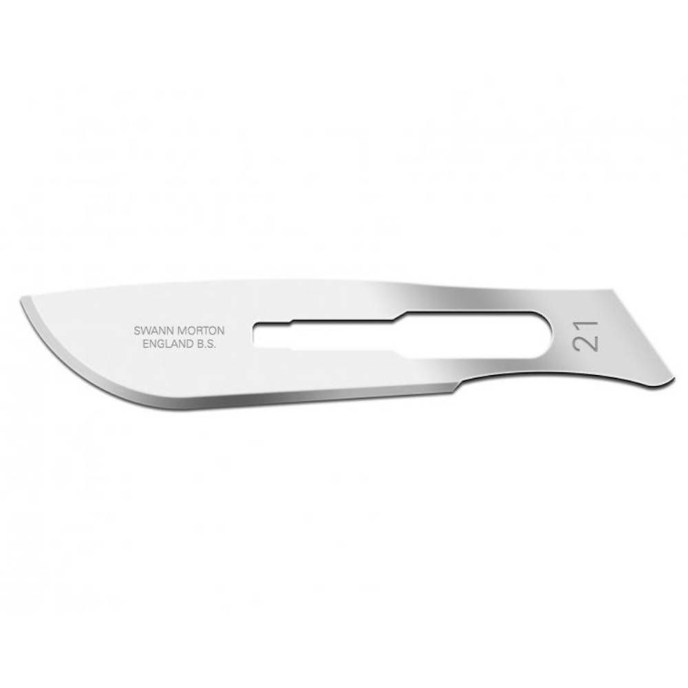 Swann-Morton® Chirurgische Skalpellklinge Nr. 21 unsteril