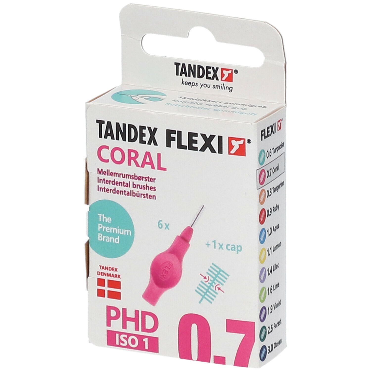 TANDEX FLEXI® Interdental Borstel Fuchsia Micro Fine 2,50 mm / 0,70 mm