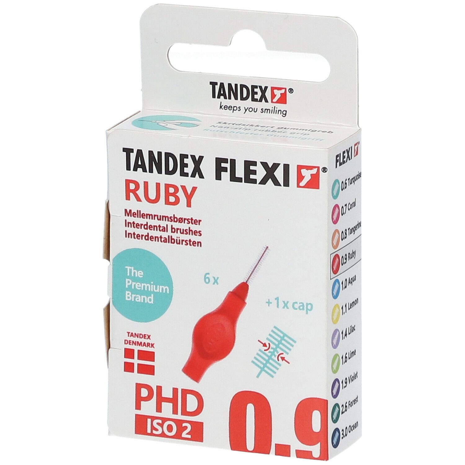 TANDEX FLEXI® Interdental Bristle Red Super Fine 3.00 mm / 0.50 mm