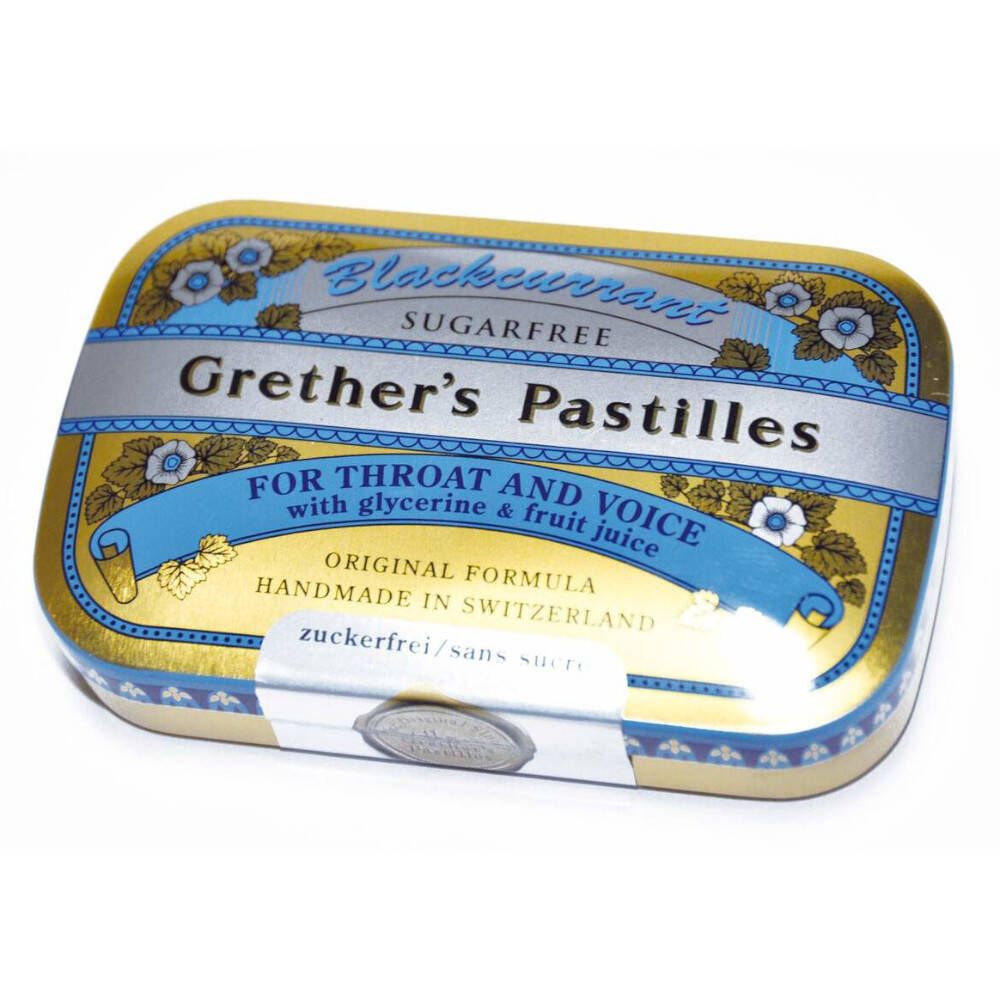 Image of GRETHER'S PASTILLES Schwarze Johannisbeere zuckerfrei