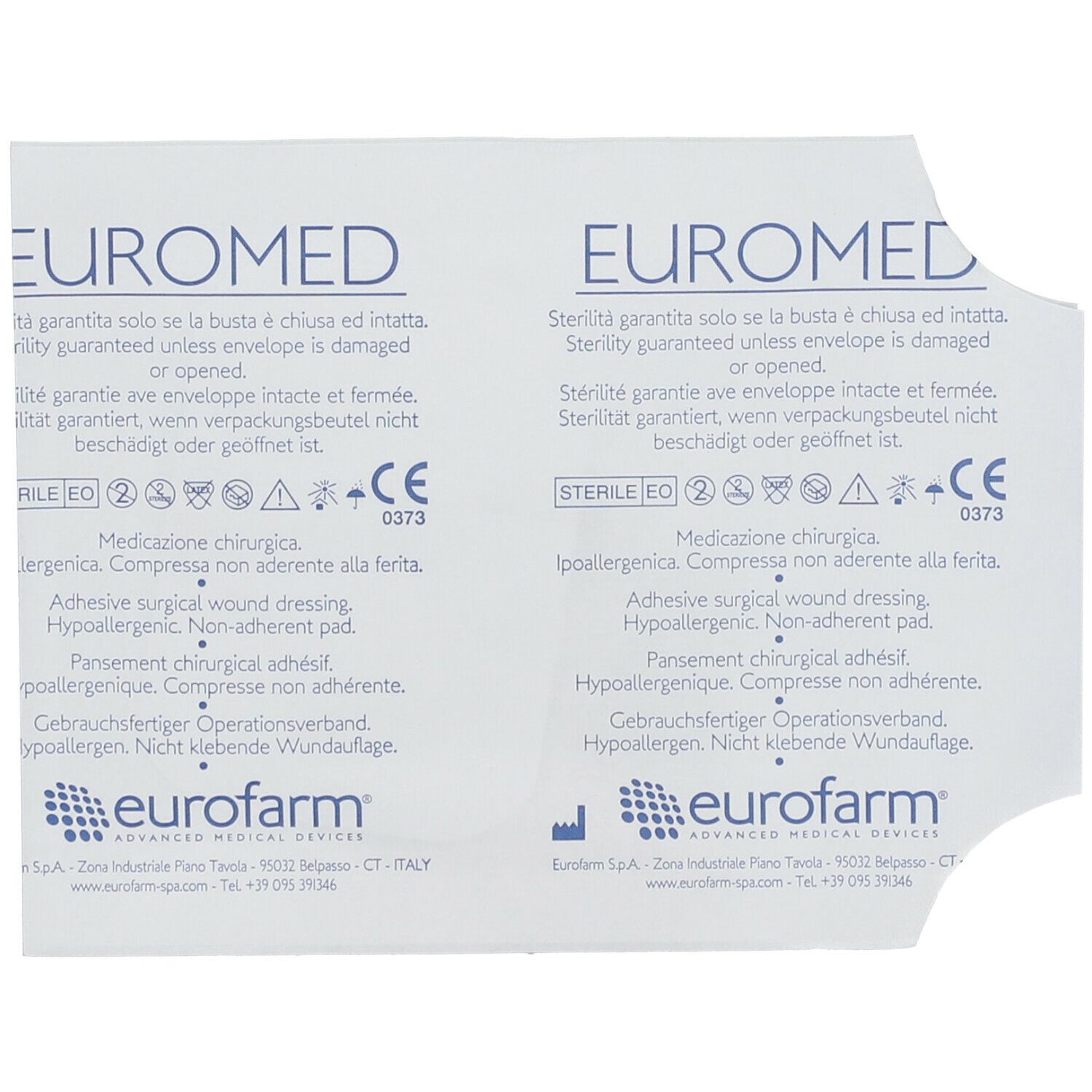 Image of Euromed Sterile Island Dressing 5 cm x 7 cm