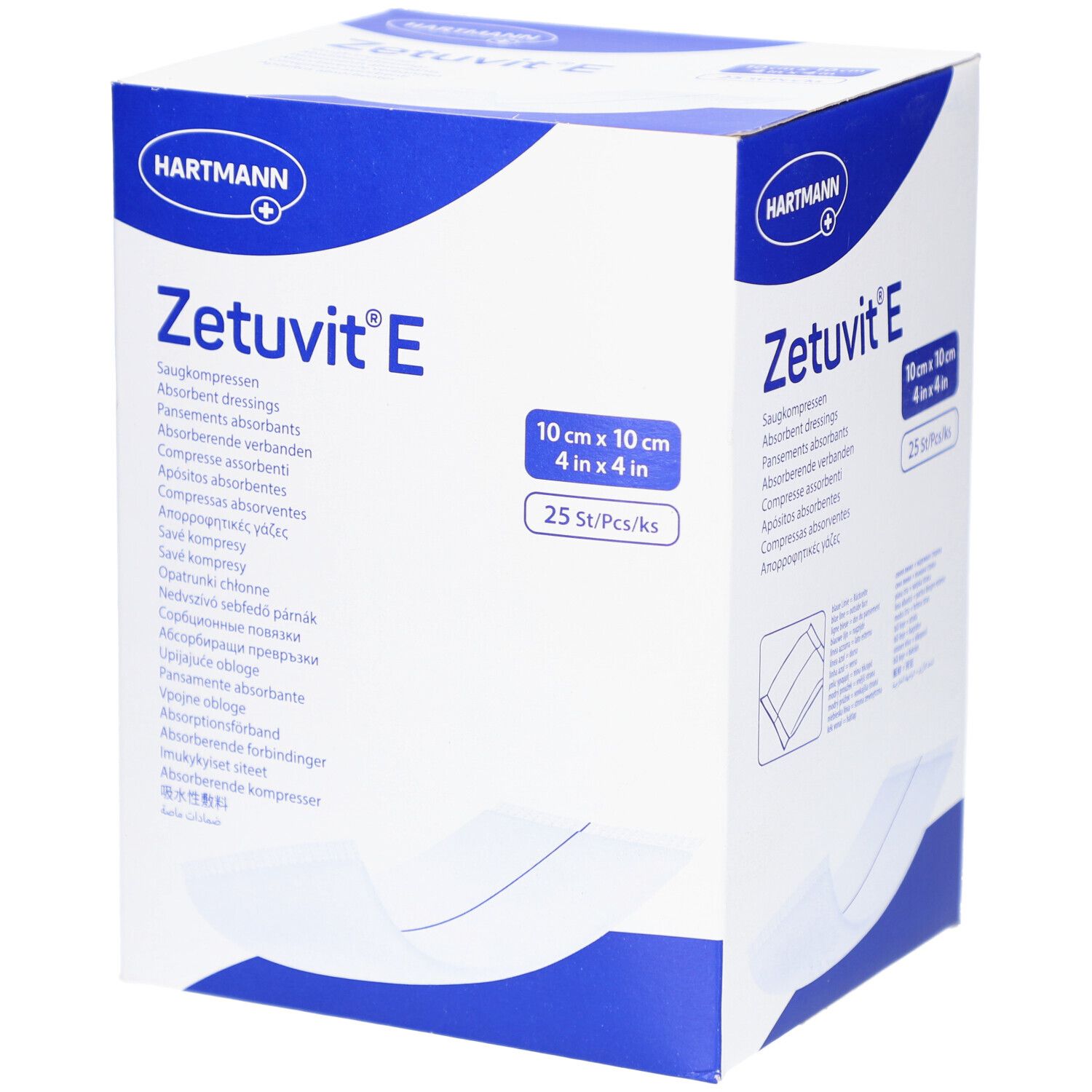 Hartmann Zetuvit® E strérile 10 x 10 cm