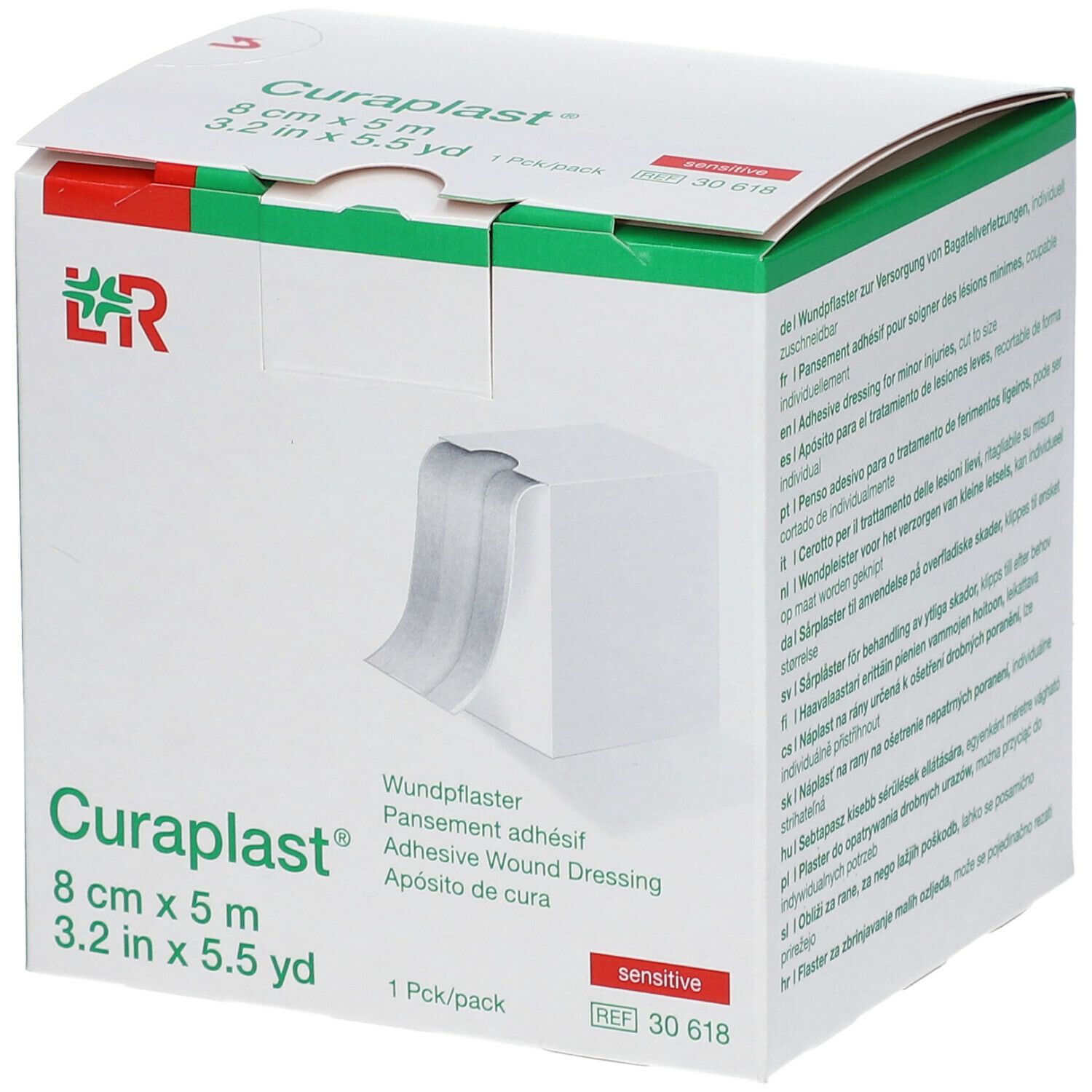 Curaplast® sensitiv Wundschnellverband 8 cm x 5 m