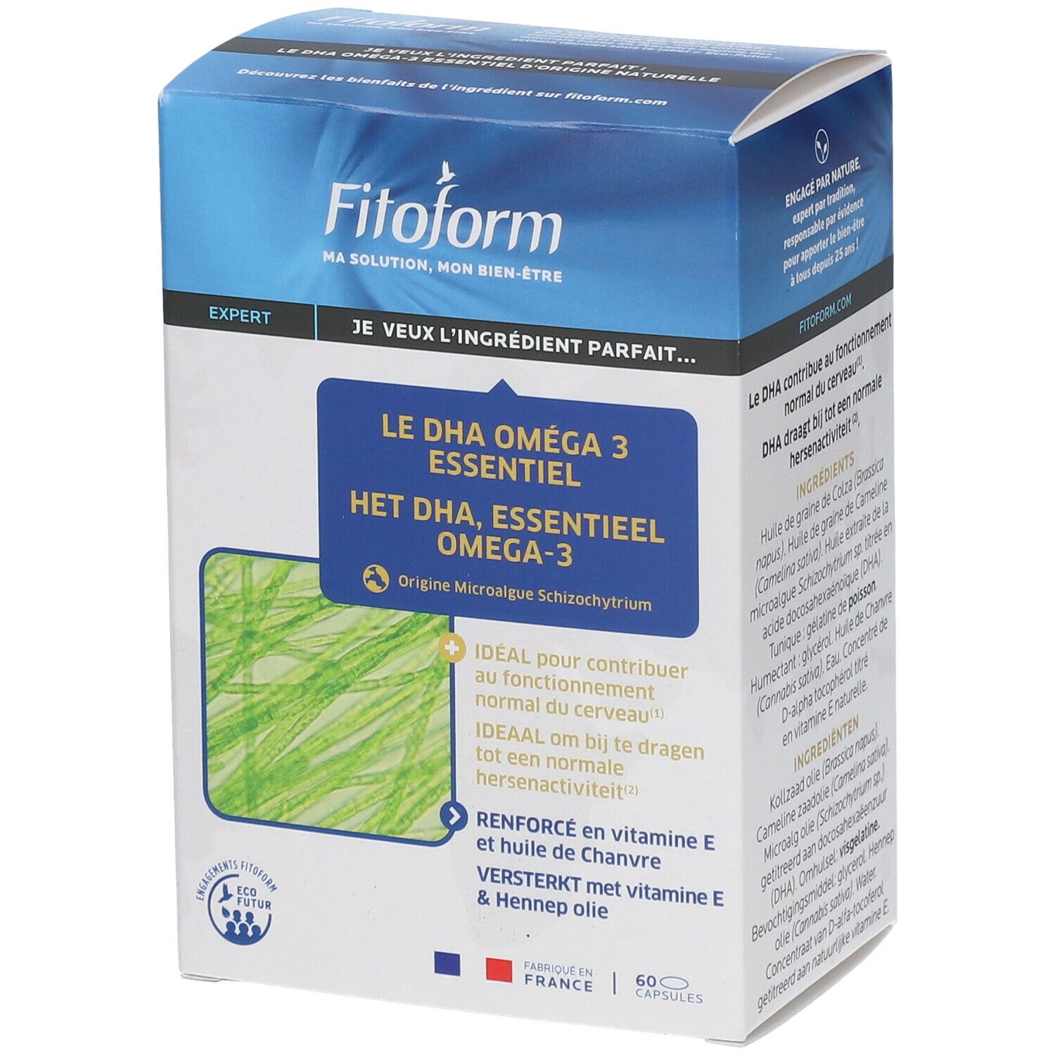 Image of Fitoform Omega 3 DHA Vegetal