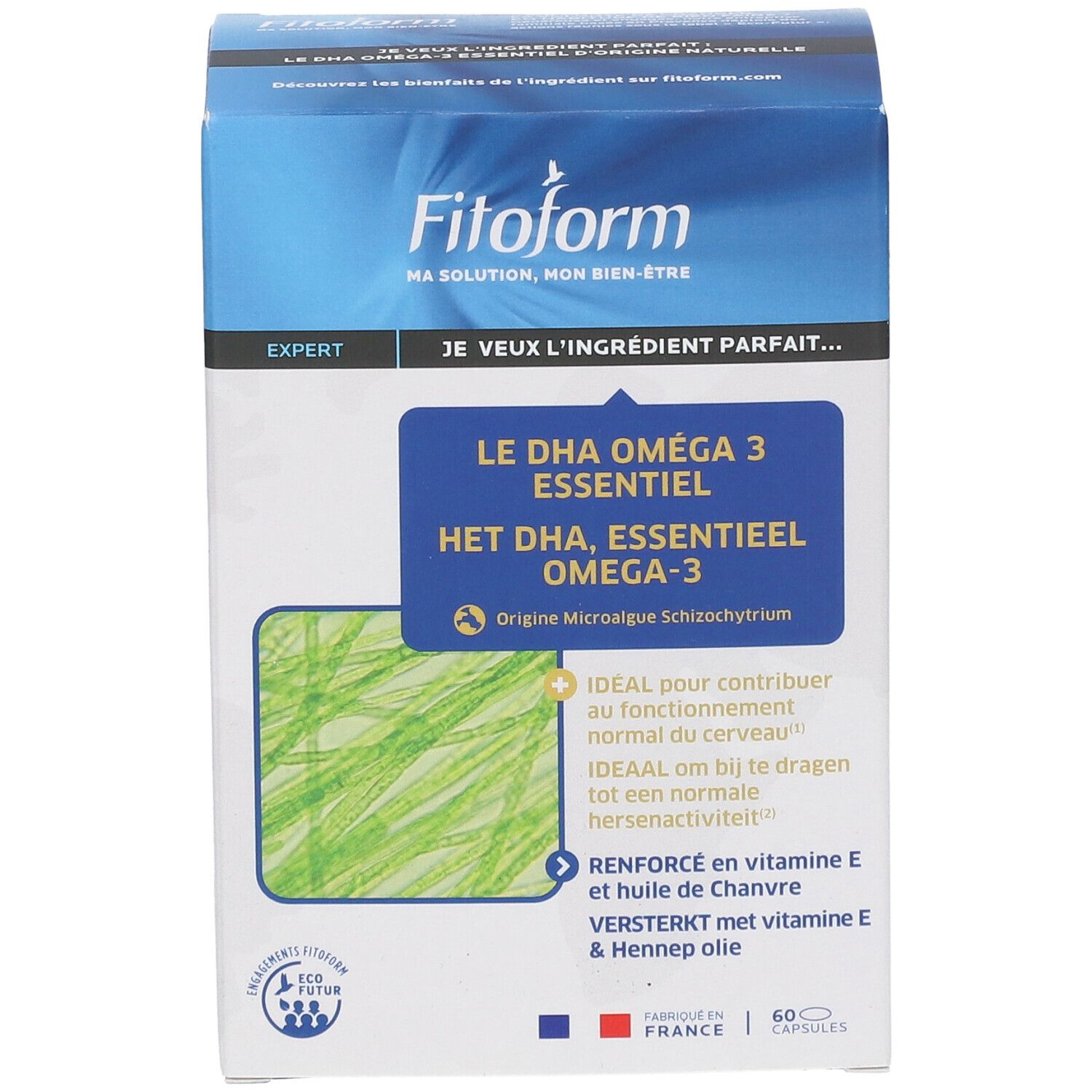 Fitoform DHA Oméga 3 végétal shopapotheke.ch