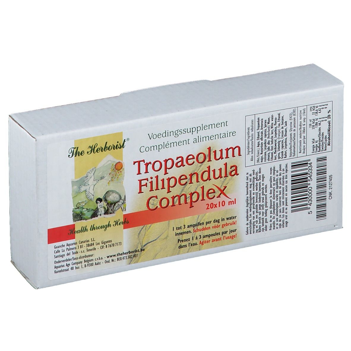 Image of Der Herborist® Tropaeolum Filipendula-Komplex