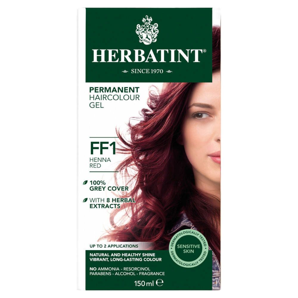 HERBATINT® Gel colorant permanent FF1 Rouge Henné permanent