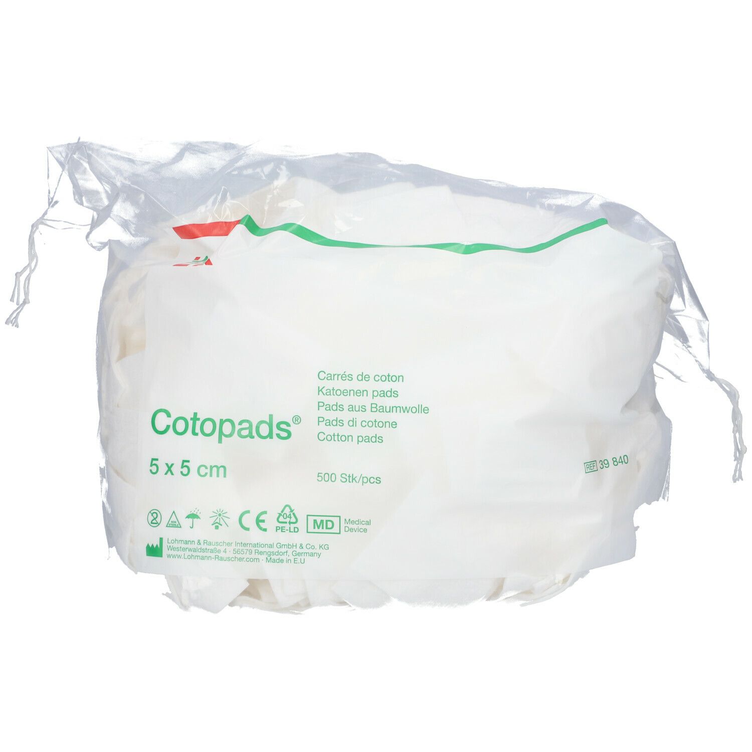 Lohmann & Rauscher Cotopads 5 x 5 cm