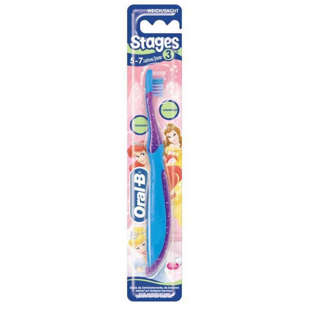 Oral-B® Stages POWER® Kinderzahnbürste 5-7 Jahre extra weich (Motiv nicht wählbar)