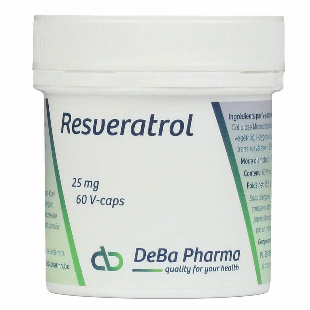 Image of DeBa Pharma Resveratrol 25 mg