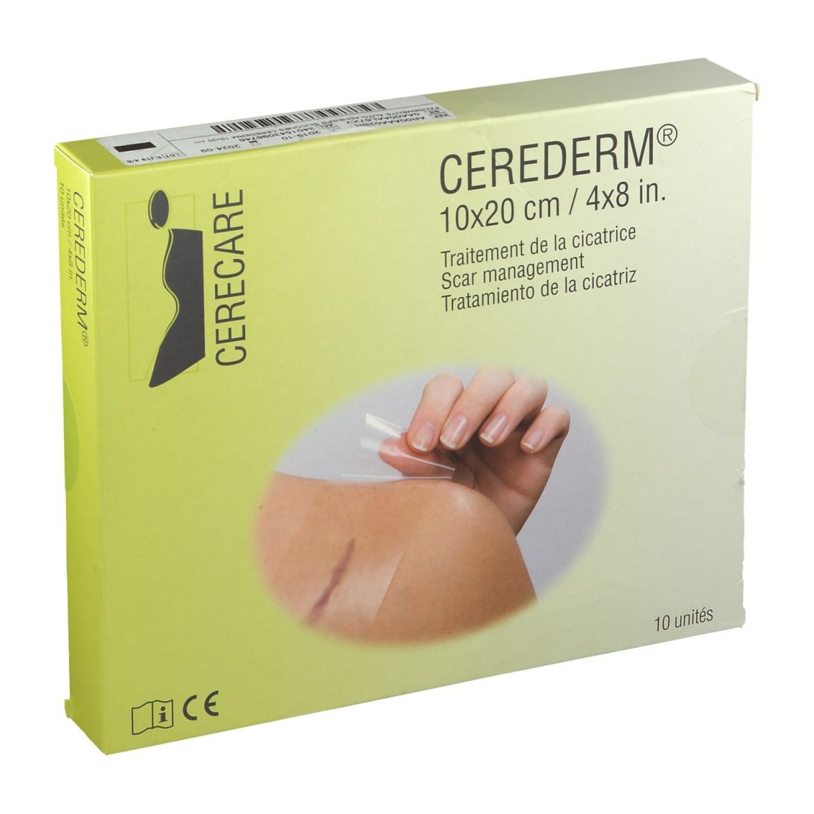 Image of CEREDERM® Selbstklebende Silikonpflaster 10 x 20 cm