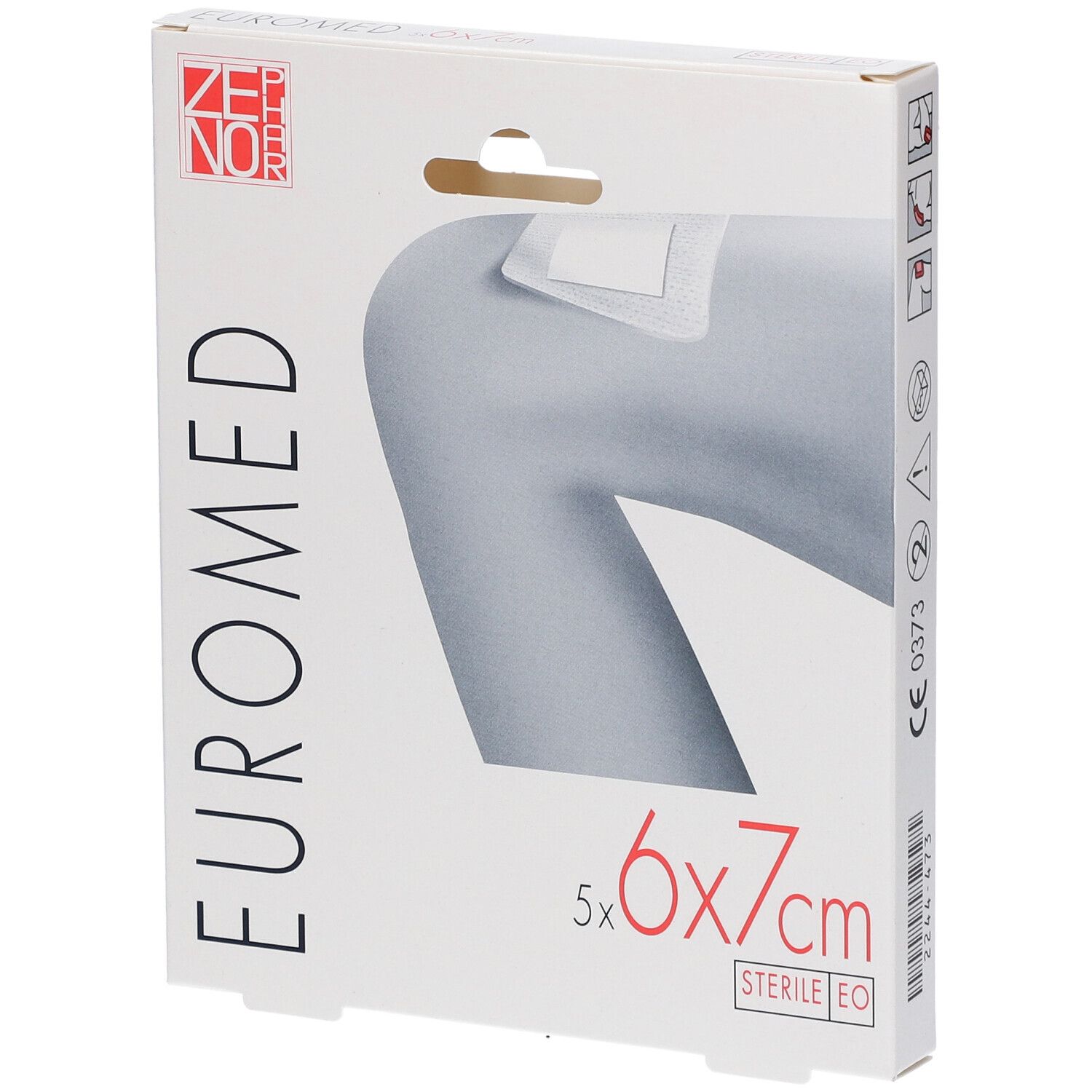 Euromed klebender Wundverband 5 x 6 x 7 cm