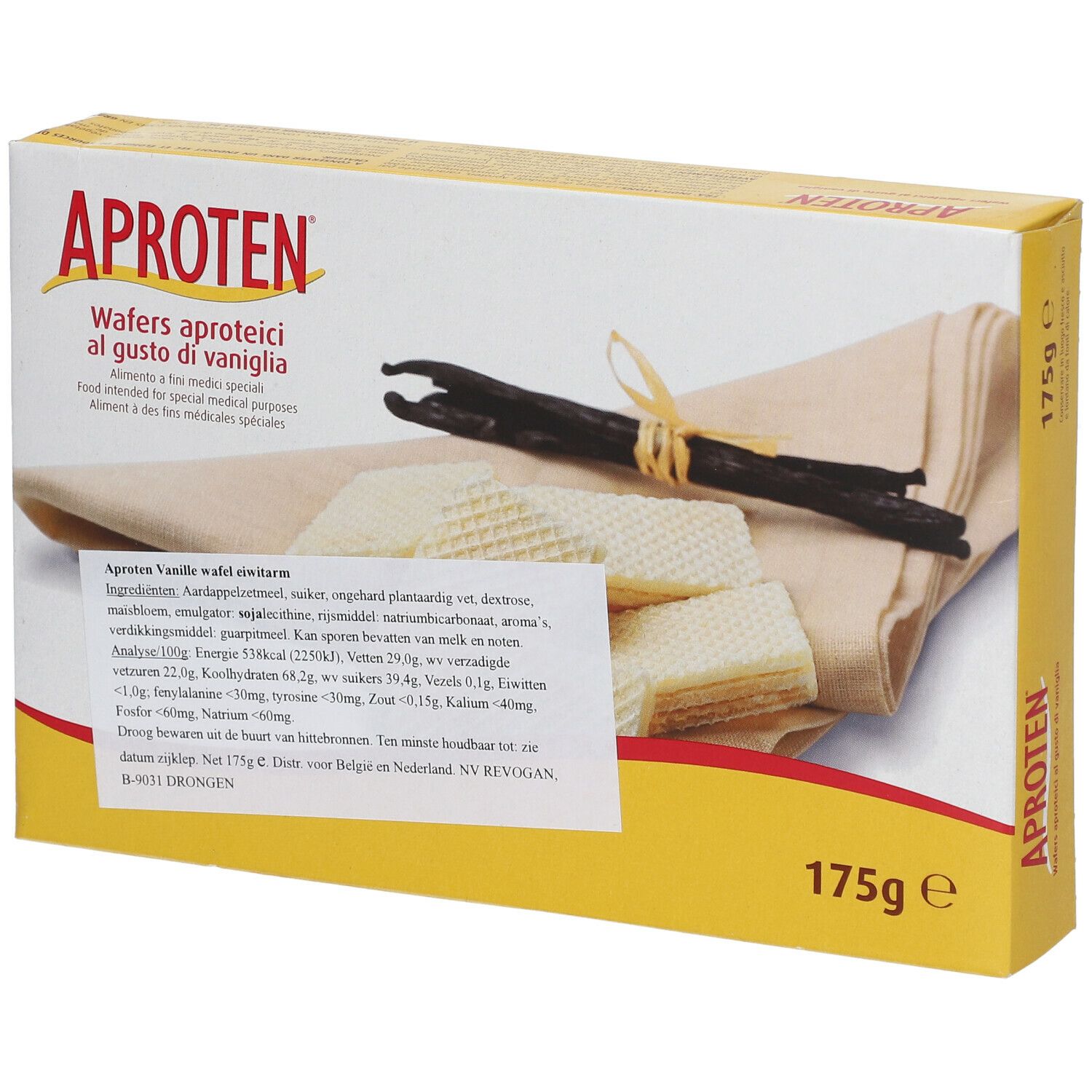 Image of APROTEN® eiweißarme Vanille Waffeln
