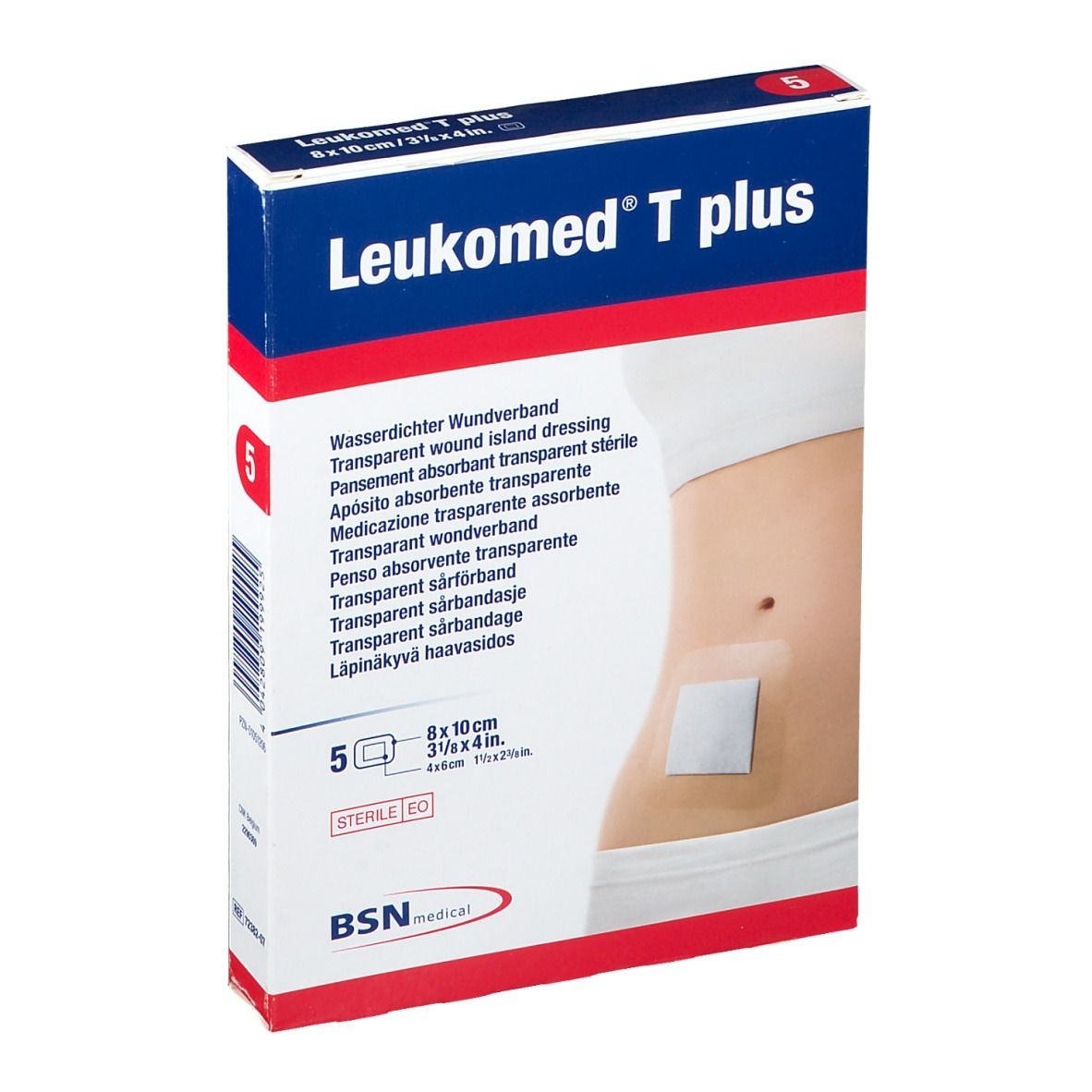 Leukomed® T Plus Pansement Stérile 8 cm x 10 cm