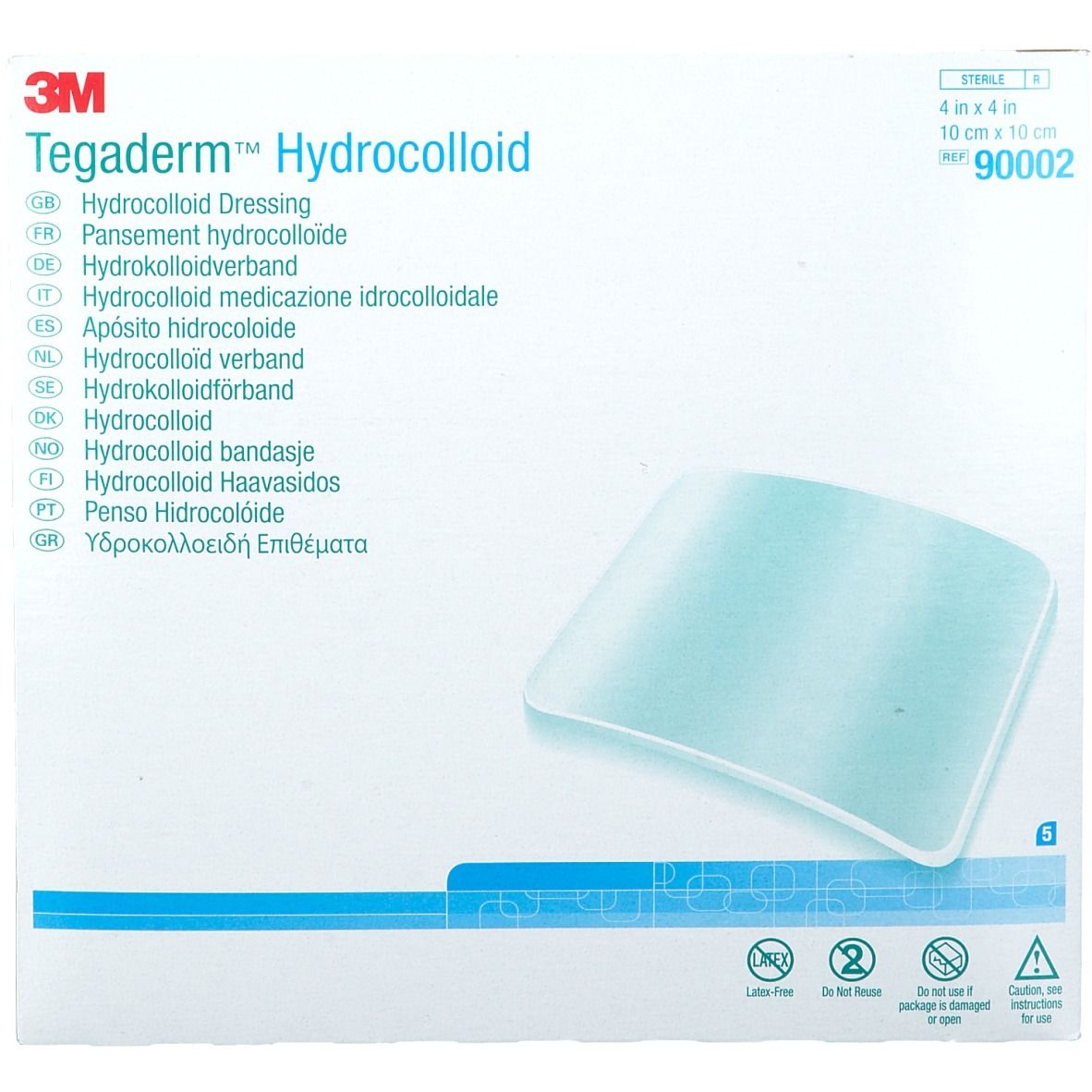 Image of 3M™ Tegaderm™ Hydrokolloidverband 10 x 10 cm