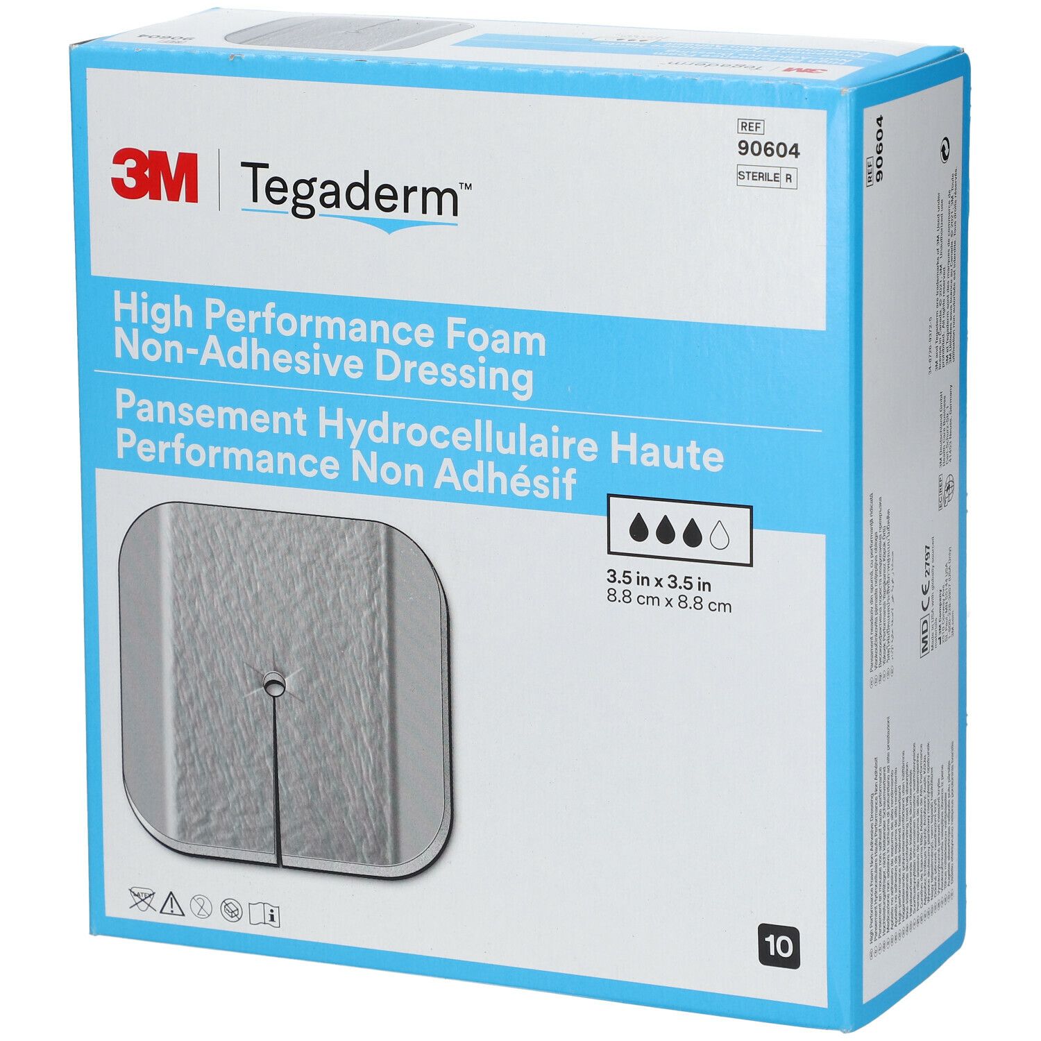 Image of 3M™ Tegaderm™ Foam 8,8 x 8,8 cm