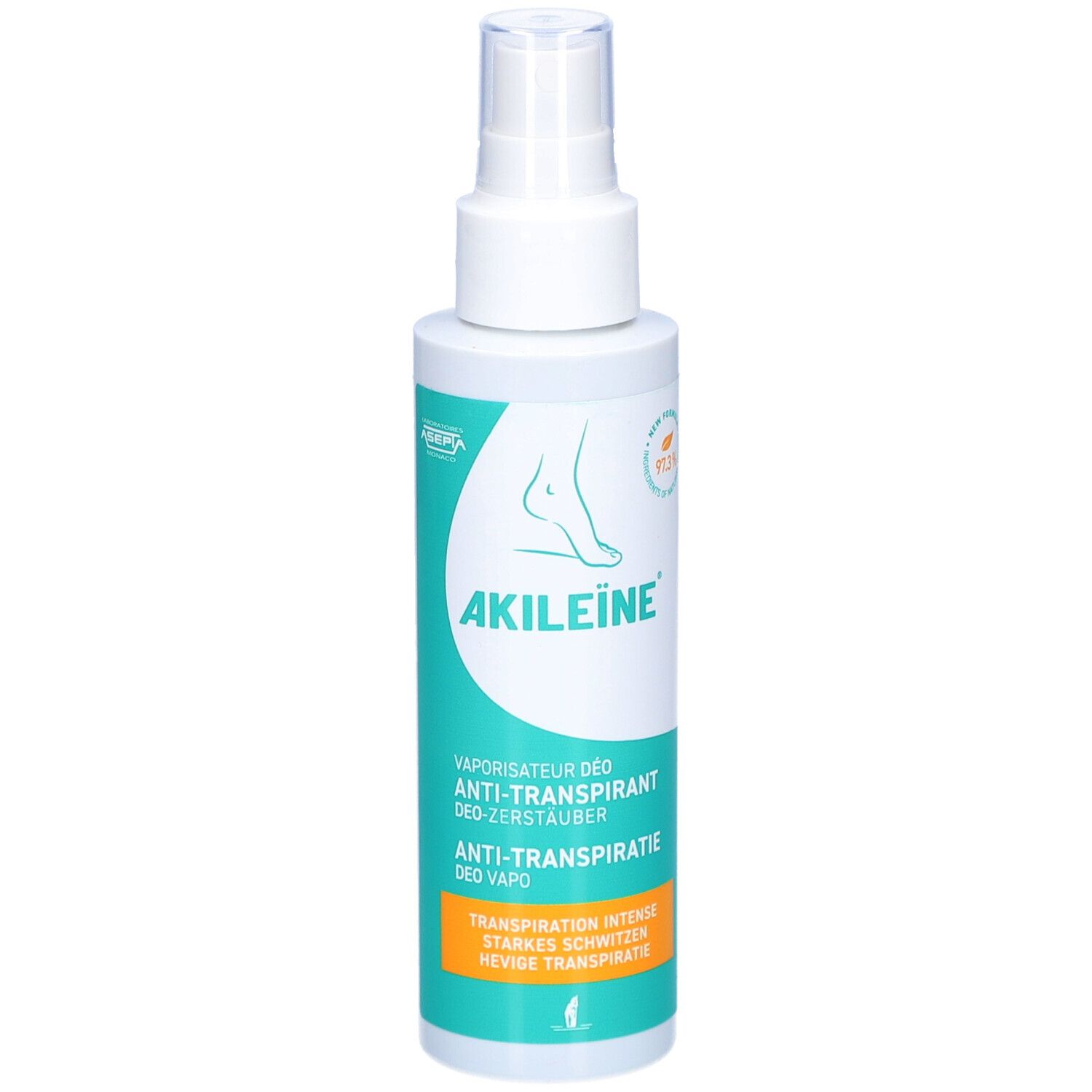 ®Akileïne  Grün Deo Biactif Anti-Transpiration