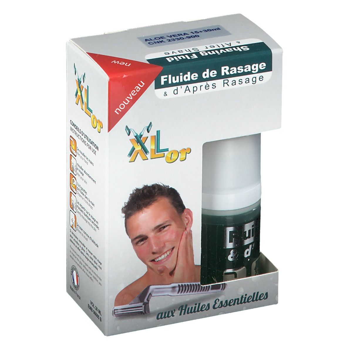 Xlor Rasierfluid & 2 in 1 Aloe Vera After Shave