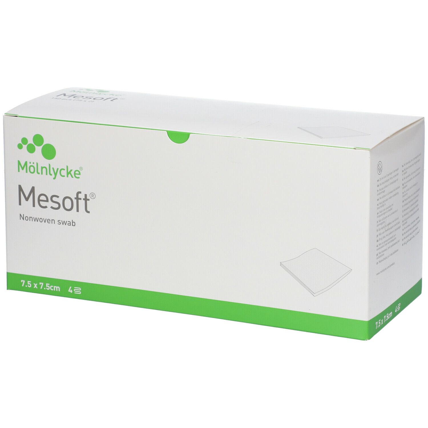 Image of Mesoft® Vliesstoffkompressen steril 7,5 x 7,5 cm