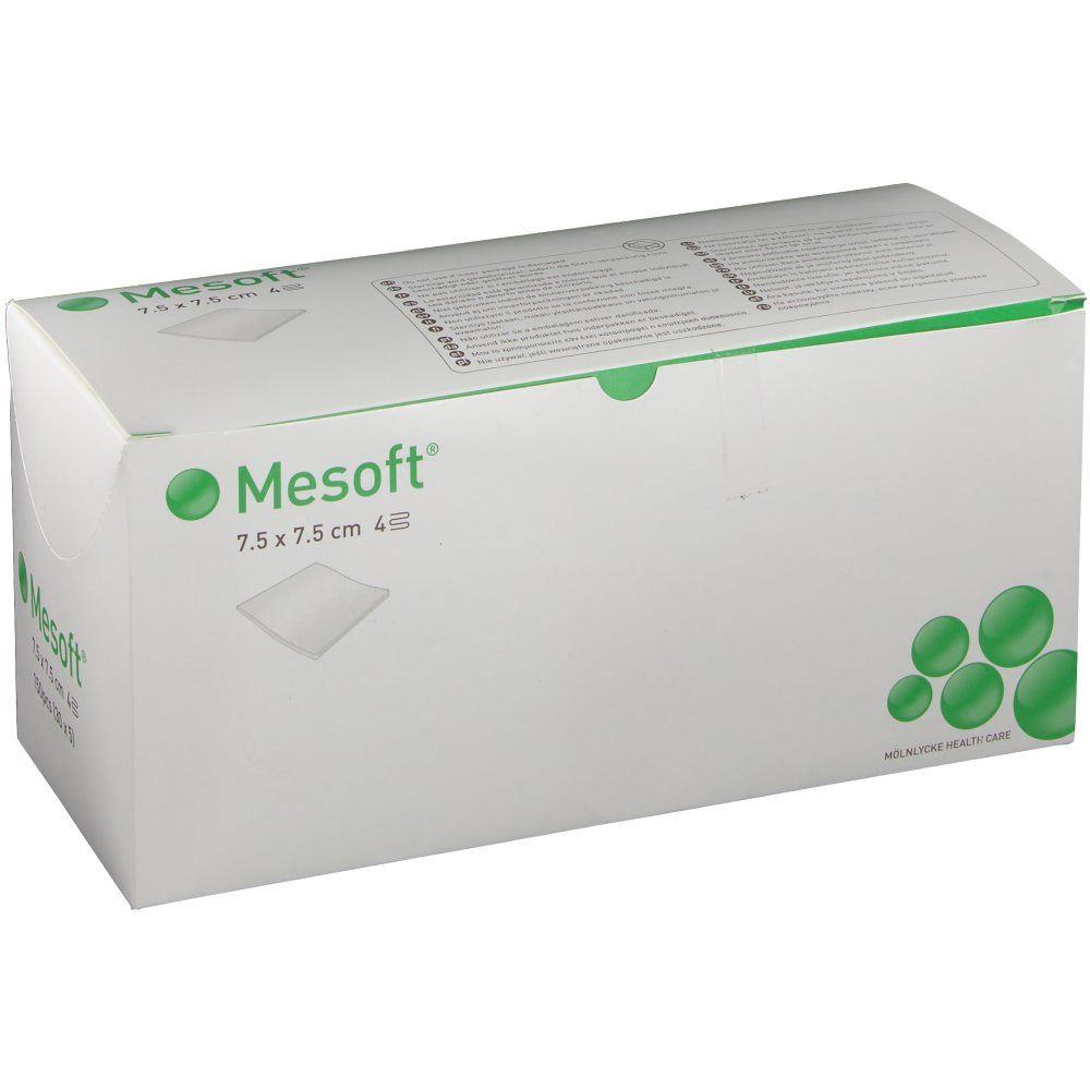 Mesoft® Vliesstoff-Polster 7,5 x 7,5 cm