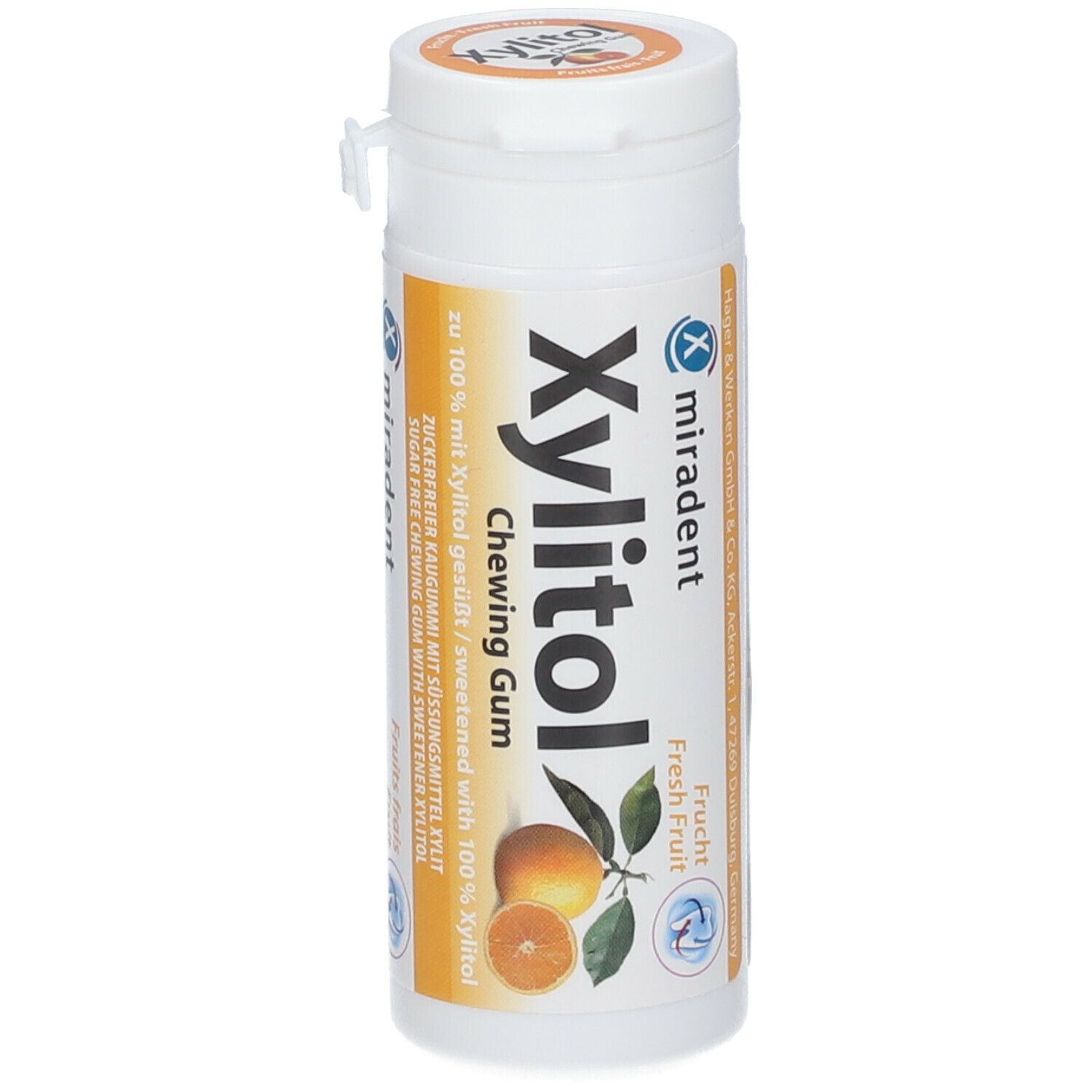 Image of miradent Xylitol Chewing Gum Frucht