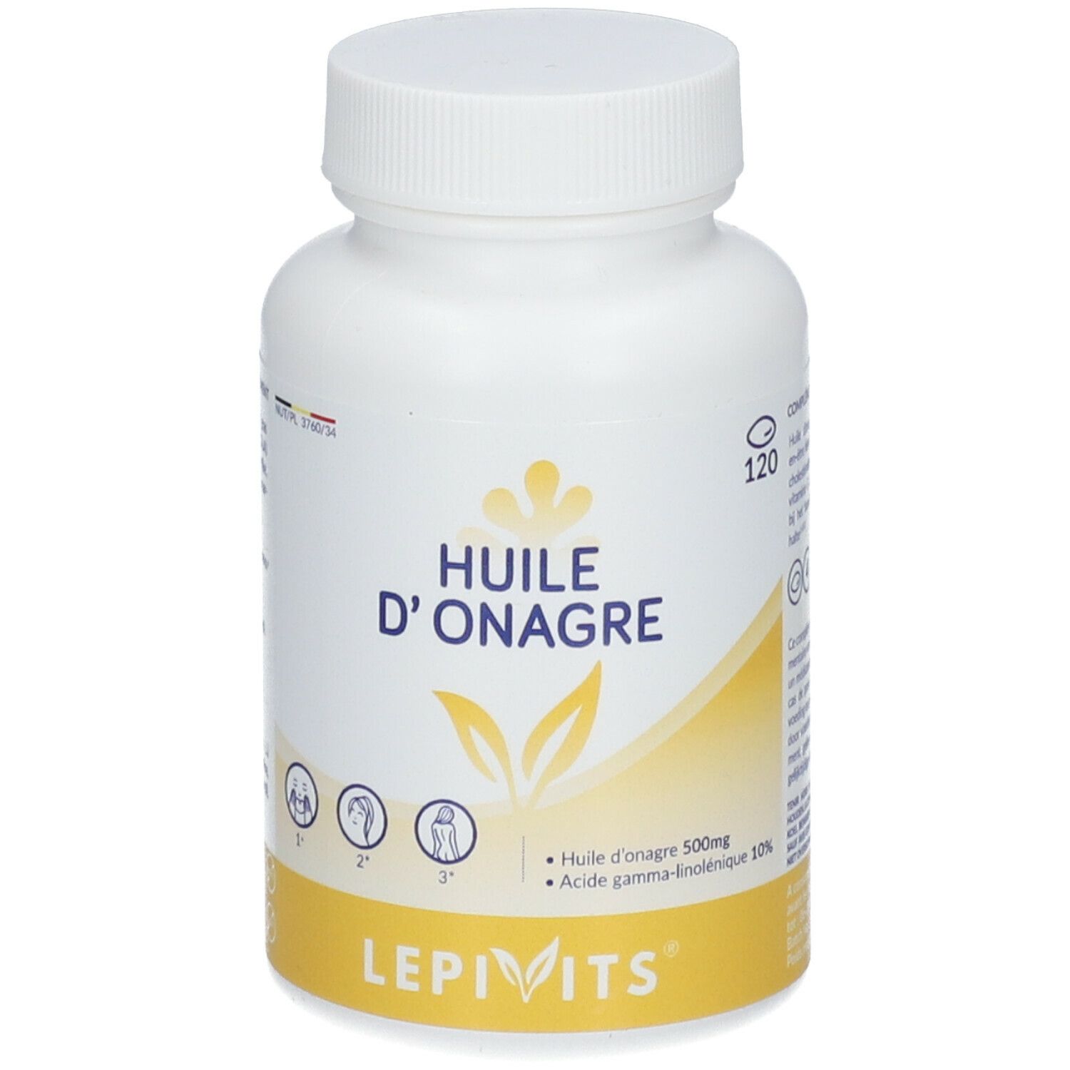 Image of LEPPIN Nachtkerzenöl 500 mg + Vitamin E