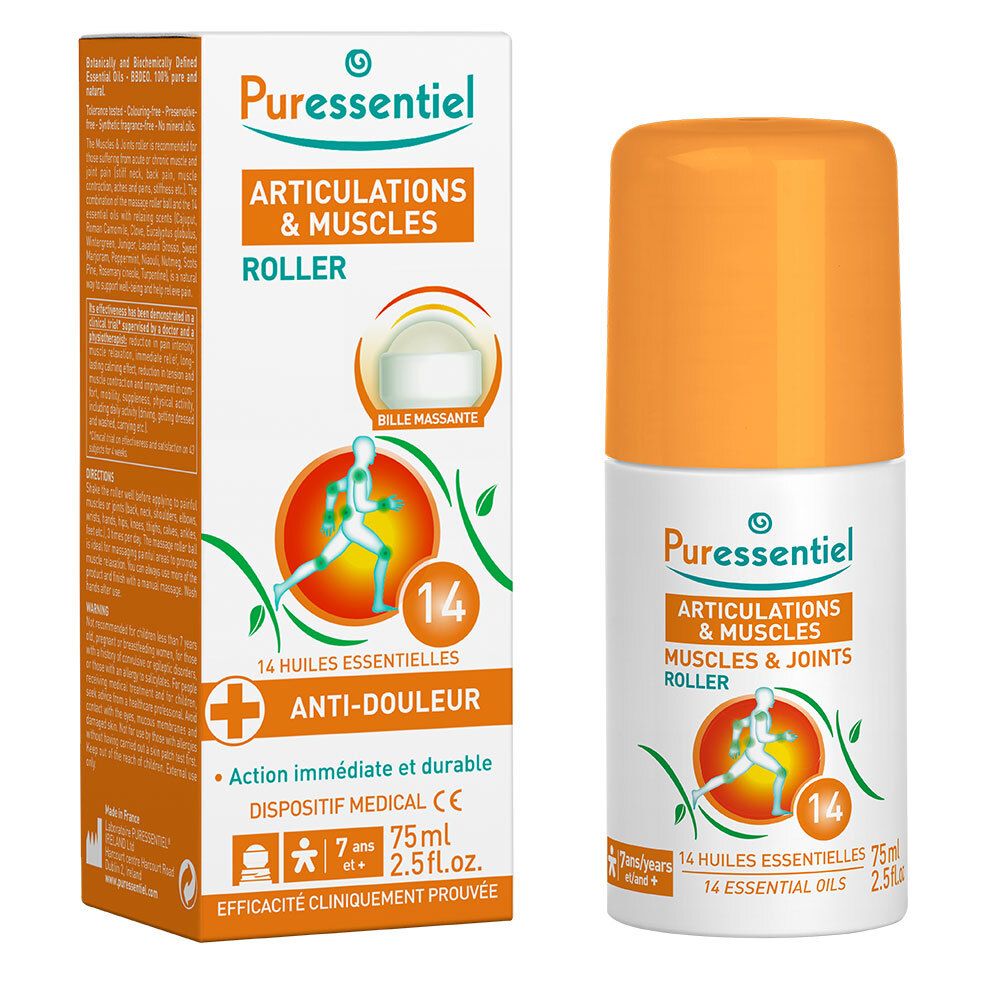Puressentiel mit 14 ätherischen Ölen Muskeln & Gelenke Roll-On