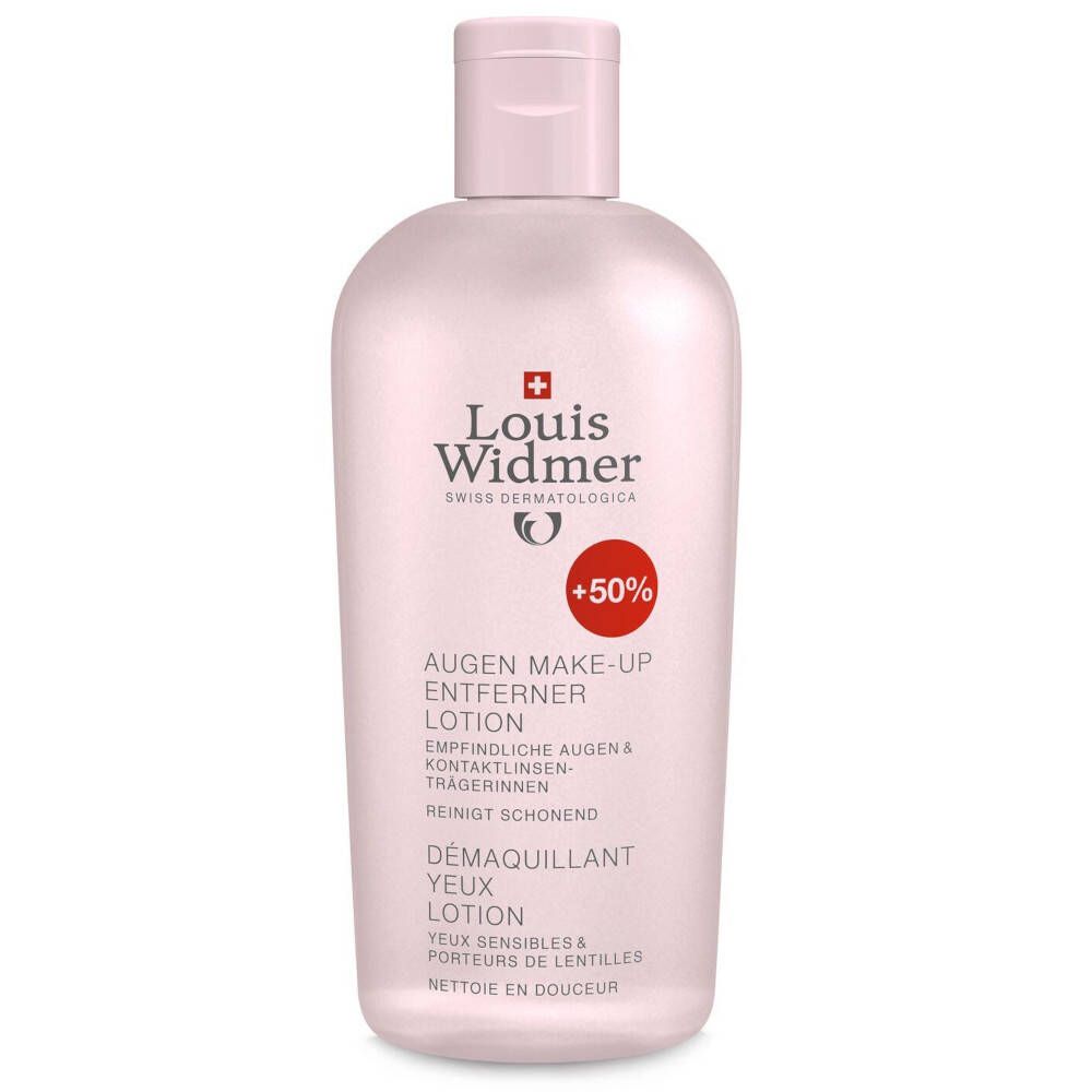 Louis Widmer Démaquillant Yeux (Sans Parfum) +50% GRATUIT 100+50 ml