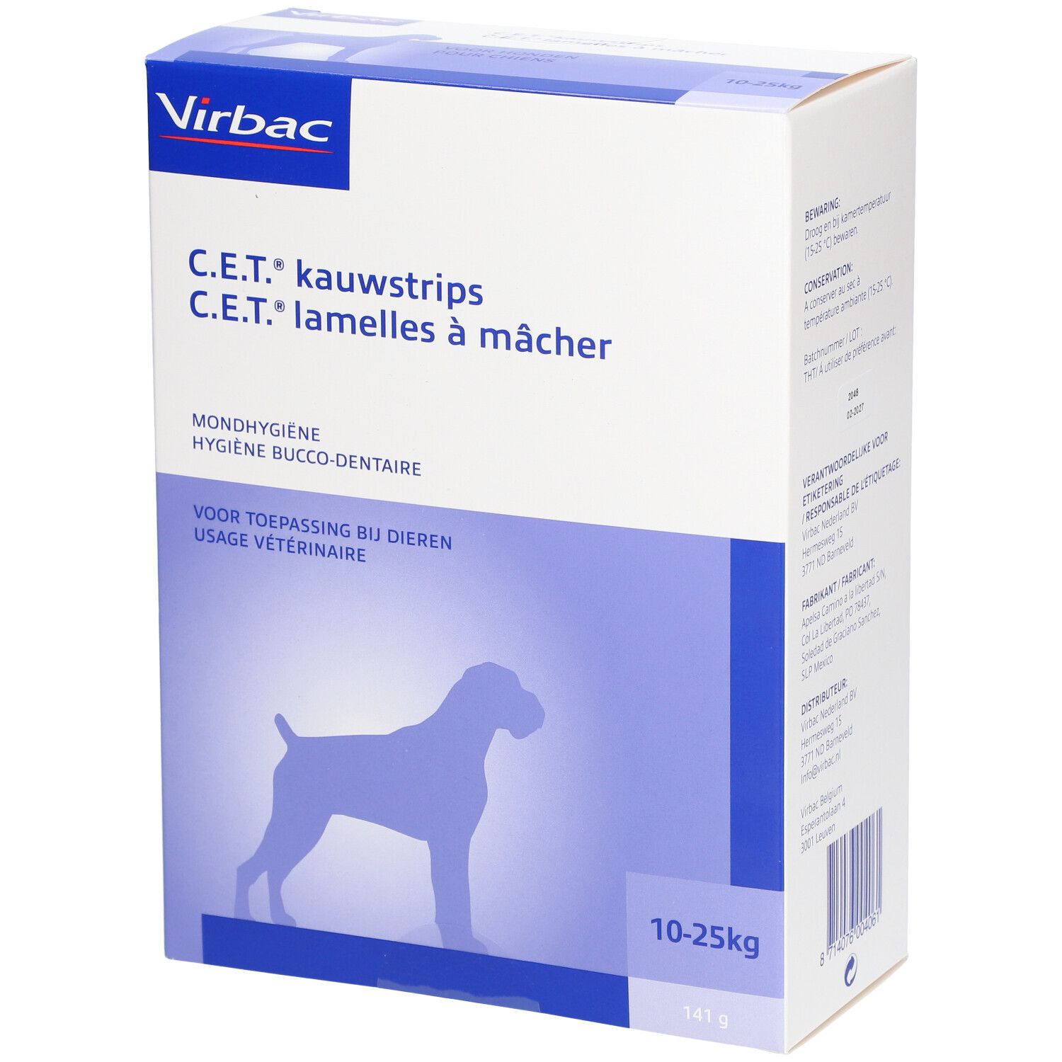 Cet Enzymatische Kauw Striplets 10-25 Kg