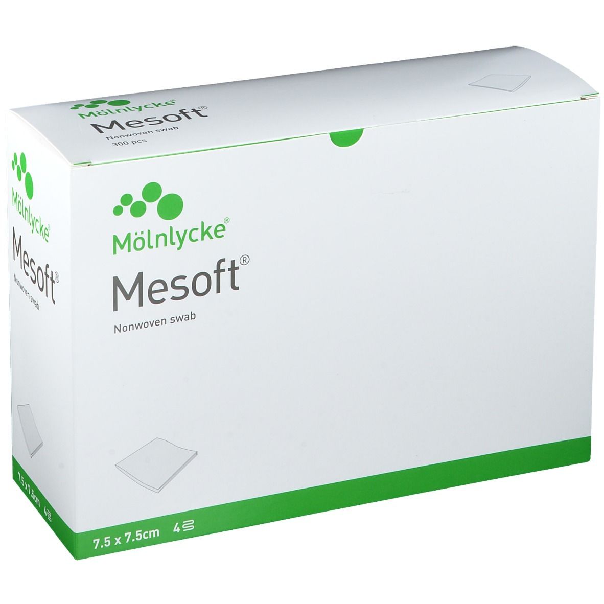 Image of Mesoft® Vliesstoffkompressen unsteril 7,5 x 7,5 cm