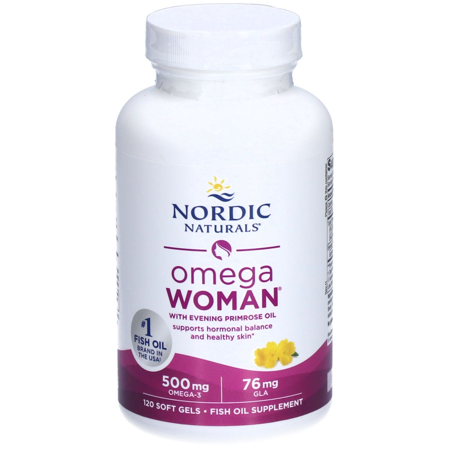 Image of NORDIC NATURALS® OMEGA WOMAN® essentielle Fettsäuren mit Zitronengeschmack