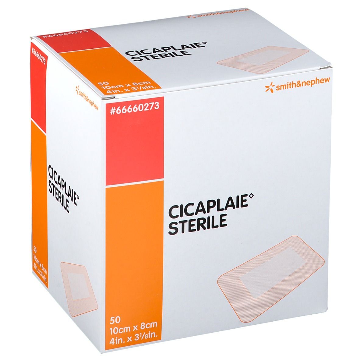 CICAPLAIE 10 cm x 8 cm Steril