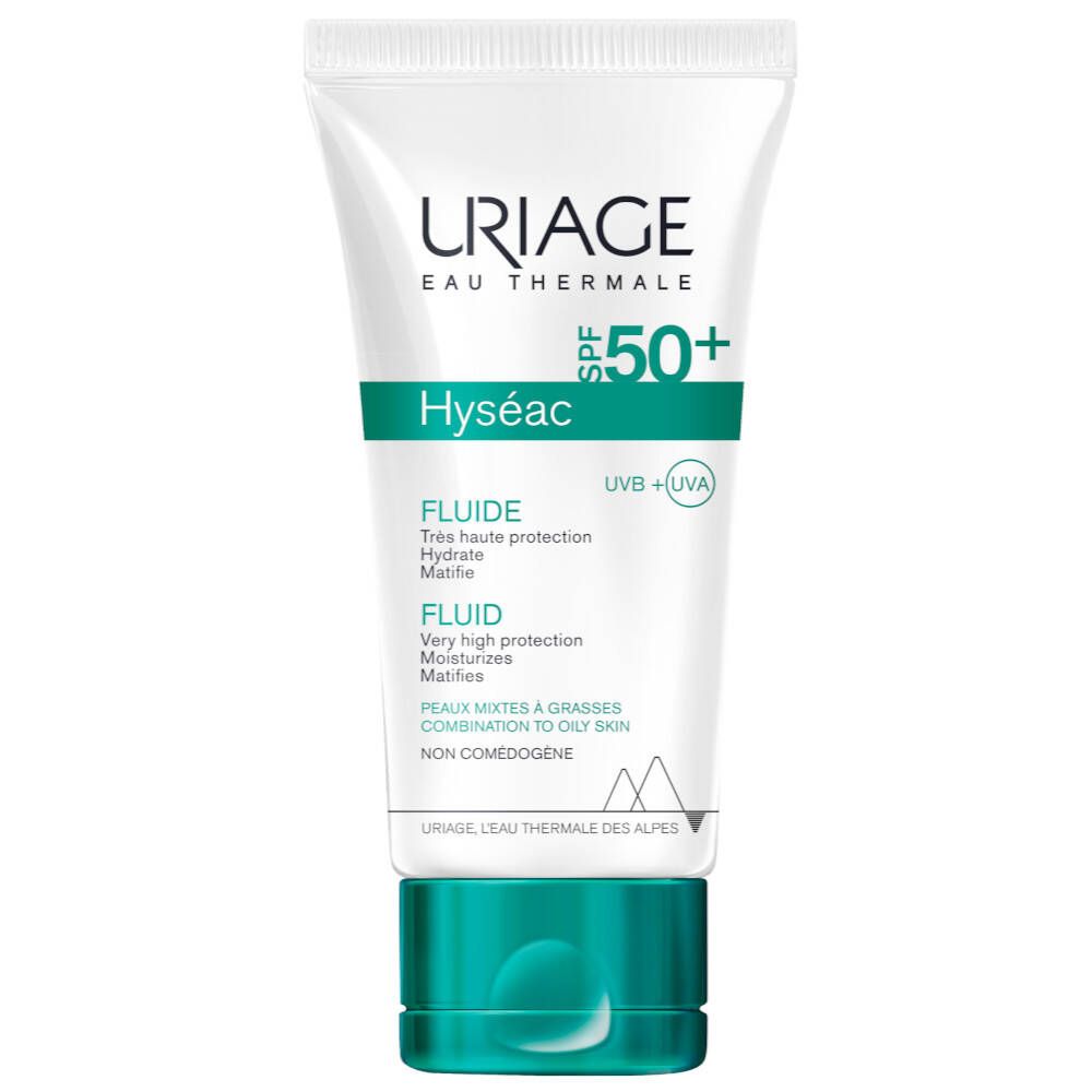 URIAGE Hyséac Fluide Sonne SPF 50+ gemischte Haut