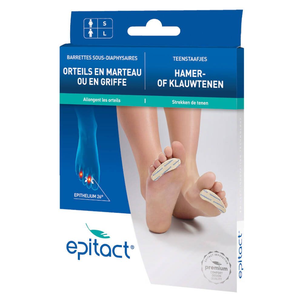epitact® Zehendruckschutzpolster EPITHELIUM 26® Hammer und Krallenzehen für Damen