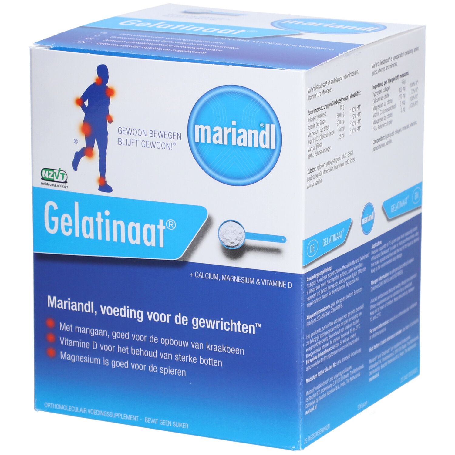Image of mariandl® Gelatinaat® + Calcium, Magnesium & Vitamin D