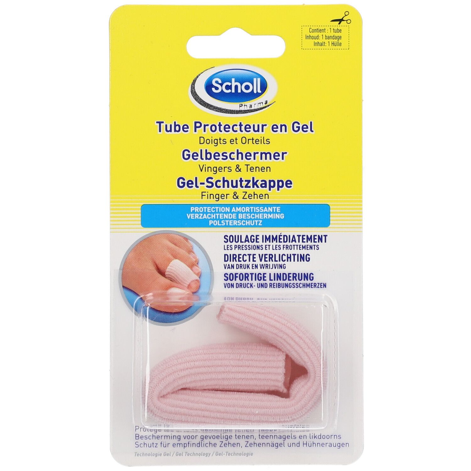 Scholl Pharma GelActiv™ Tube Protecteur en Gel Doigts et Orteils shop