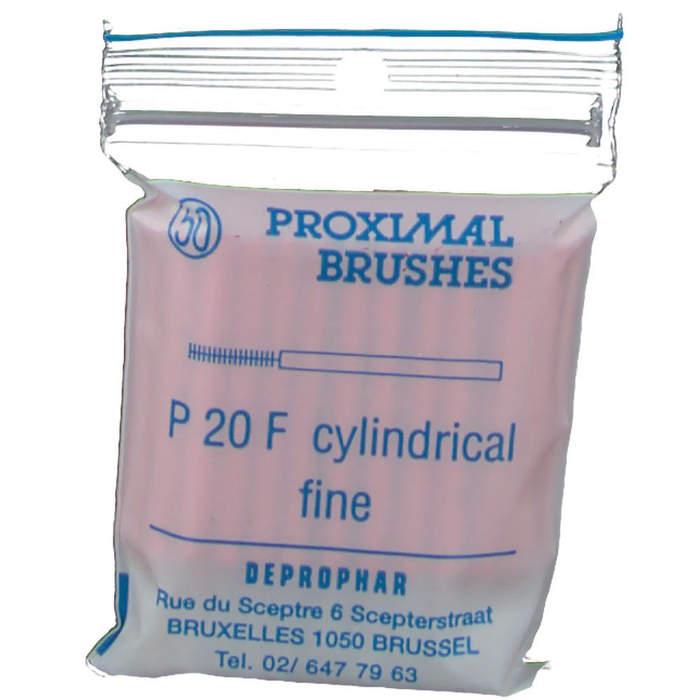 Proximale feine zylindrische Interdentalbürsten P20F