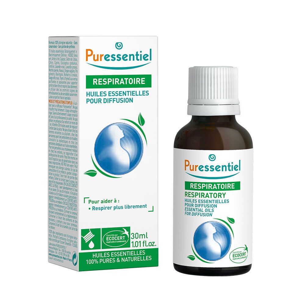 Puressentiel mit  19 ätherische Öle Atemwege Zerstäuber