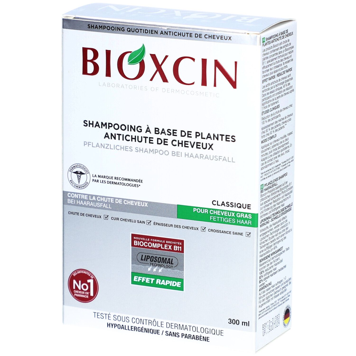 Bioxsine Shampooing Anti-Chute  Cheveux Gras