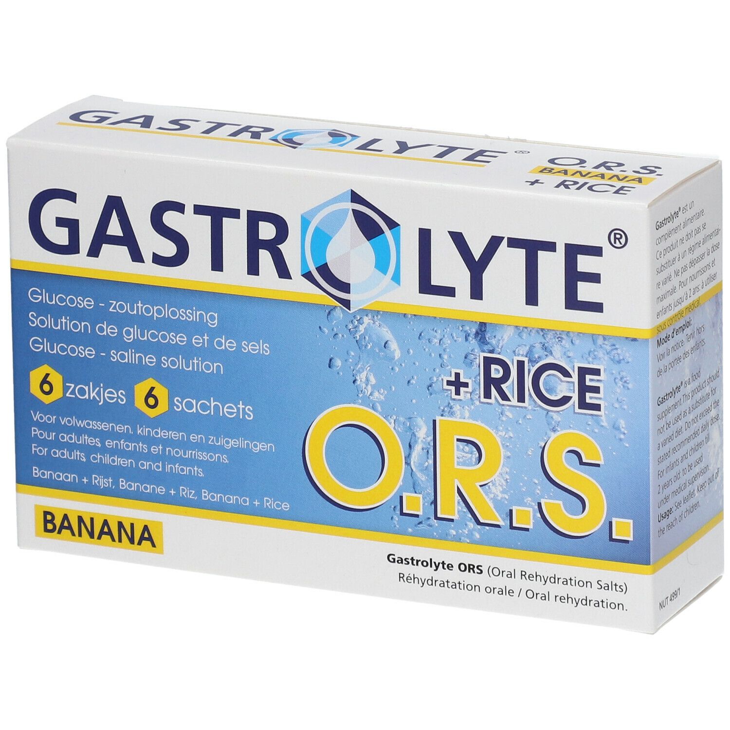 GASTROLYTE® O.R.S. Banana + Rice