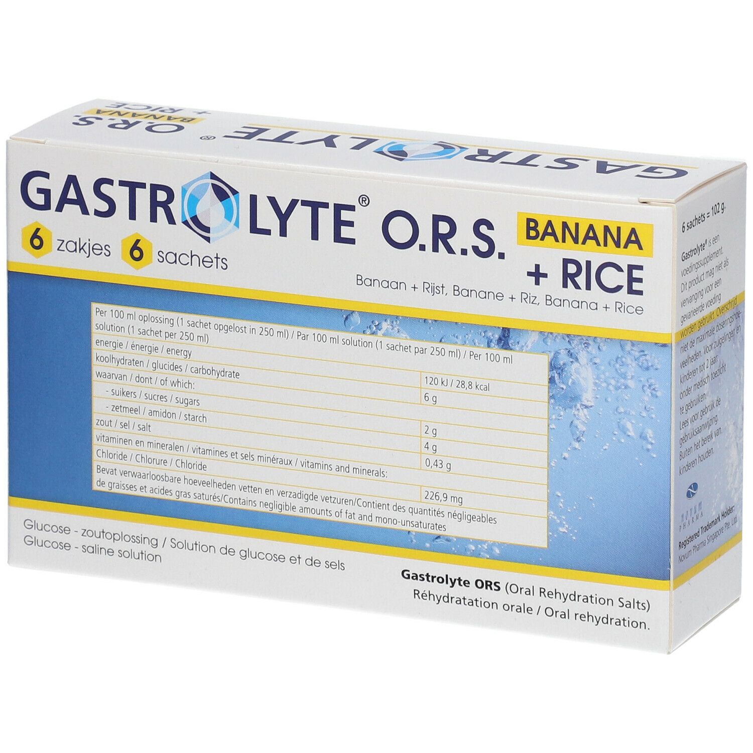 GASTROLYTE® O.R.S. Banana + Rice shopapotheke.ch