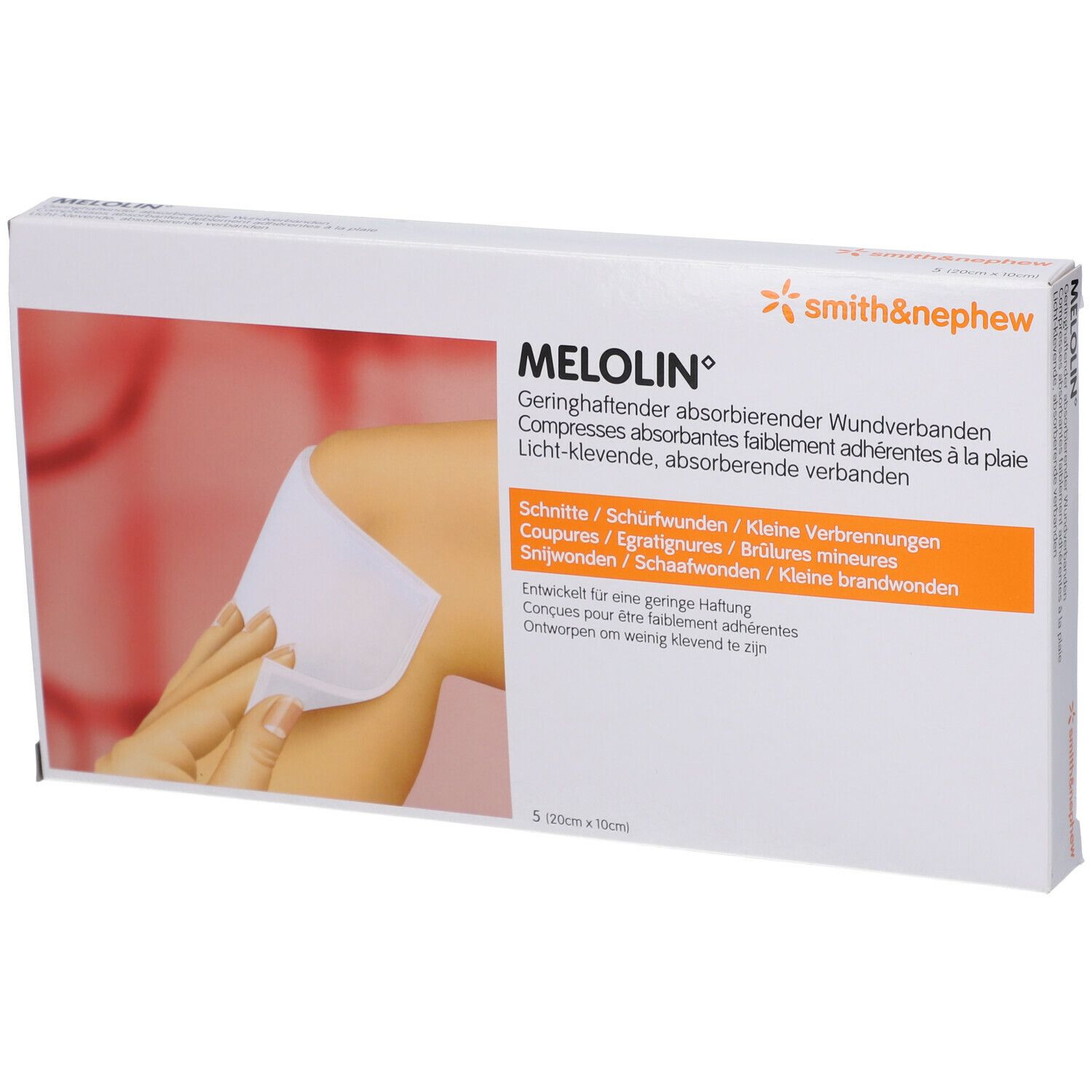 Melolin Sterile Kompresse 10 x 20 cm