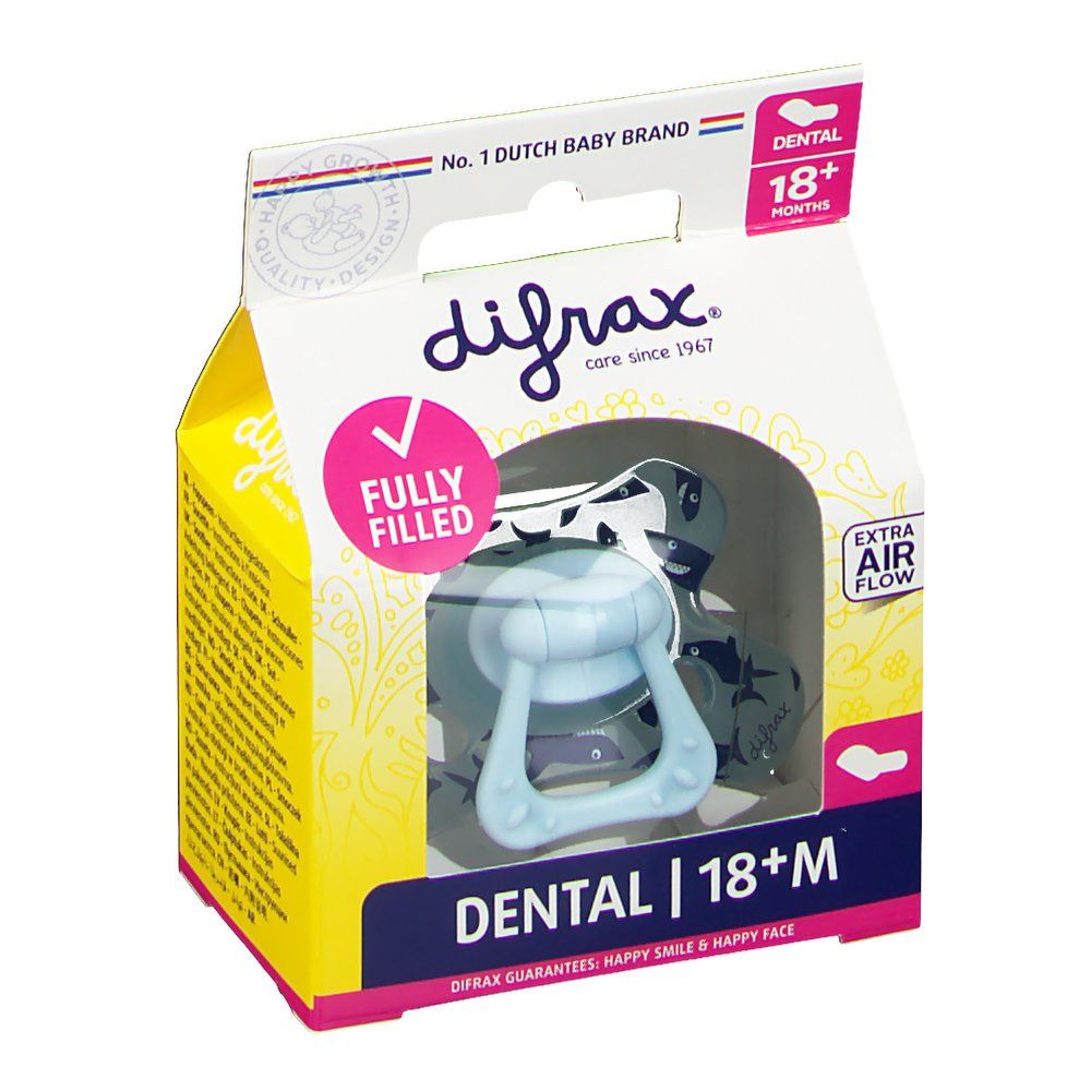 Difrax® Sucette Dental Boy +18M